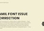 localize your document into tamil and fix font issues